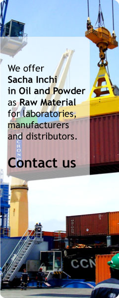 We offer Sacha Inchi in Oil and Powder as Raw Material, for laboratories, manufacturers and distributors. Contact us